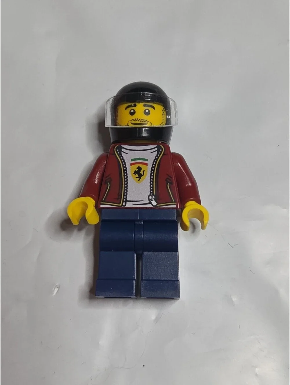 LEGO SPEED CHAMPIONS: Ferrari F8 Tributo Driver Minifigure sc082 RETIRED